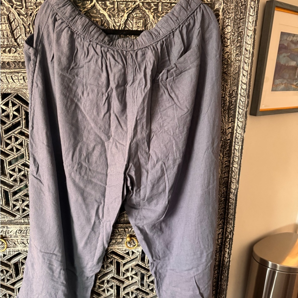 Oversized parachute pants